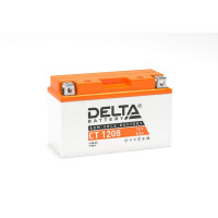 Energon Delta CT 1208 Мото аккумулятор DELTA CT 1208 (12В / 8Ач, Тип: AGM, Клемма: Болт + гайка Ø 6 мм, ДхШхВ: 150х66х95, срок службы: 5 лет, Гарантия: 1г, вес: 2,15кг)