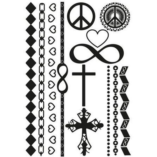 HERMA 15173 НАКЛЕЙКИ TATTOO CLASSIC ЛЮБОВЬ Ч/Б