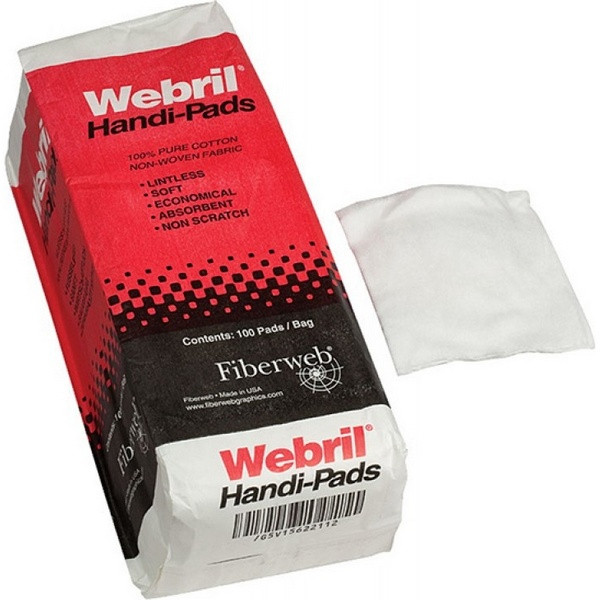 Webril Handi-Pads Cotton Wipes Салфетки, 100 шт. (Webril BRPL-HP1001)