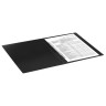 Папка с пластиковым скоросшивателем BRAUBERG Office, черная, до 100 листов, 0,5 мм (BRAUBERG 222645)