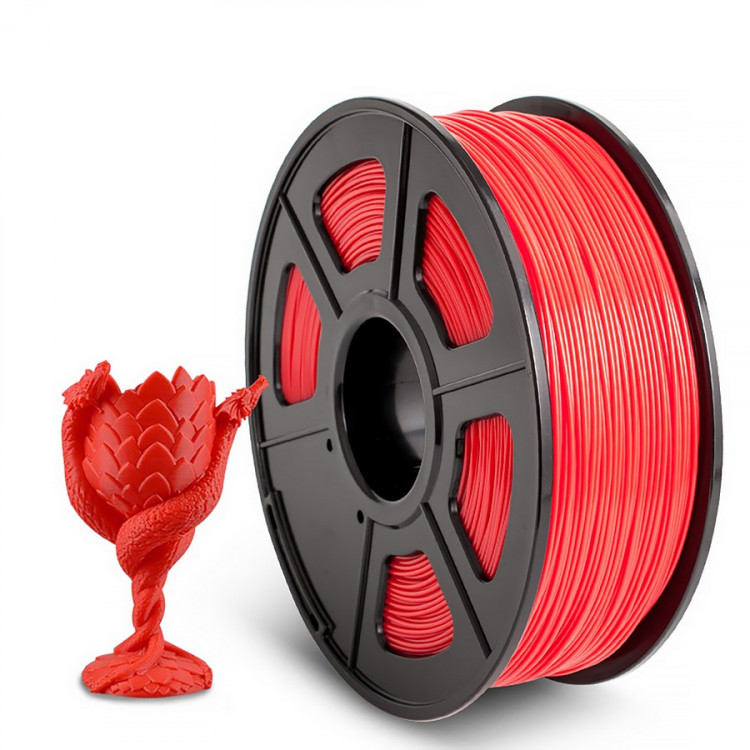 NV Print NVP-3D-ABS-RED Филамент NVPRINT ABS Red для 3D печати диаметр 1.75мм  длина 330 метров  масса 1 кг