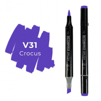 Маркер художественный SketchMarker Brush Pro, V31 Crocus (SketchMarker V31) Серия профессиональных спиртовых маркеров SKETCHMARKER BRUSH PRO - выбор не только профессиональных художников и дизайнеров, но и начинающих любого возраста. Идеально подходят для всех видов творчества и художественных проектов, включая cкетчинг, архитектуру, ботанику, иллюстрацию, анимацию, комиксы, мангу, дизайн, граффити, леттеринг, каллиграфия, хобби и другие.