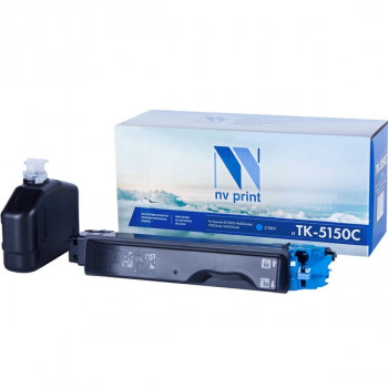 NV Print NVP-TK5150C Картридж совместимый NV-TK-5150 Cyan для Kyocera ECOSYS M6035cidn /  M6535cidn /  P6035cdn (10000k) NVP-TK5150C, Совместимость: Kyocera ECOSYS M6035cidn / P6035cdn / M6535cidn, ресурс: 10000 стр.