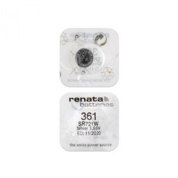 Батарейка RENATA SR721W 361 (0%Hg) Установить до 02/2022 Уценка: Установить до 02/2022
Тип: S721HЦена: за 1 шт.
