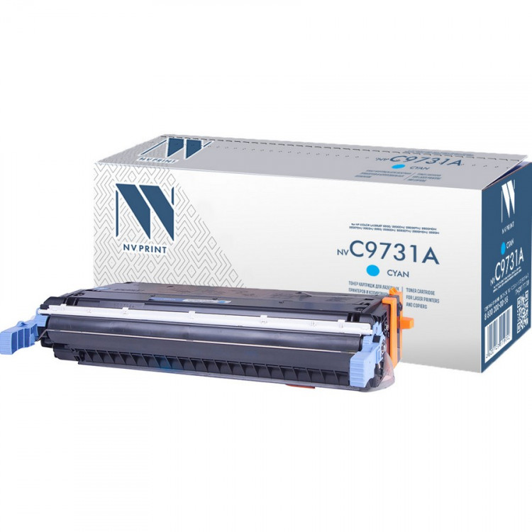 NV Print NVP-C9731AC Картридж совместимый NV-C9731A Cyan (ОГРАНИЧЕНИЕ ПО ПРОШИВКАМ) для HP Color LaserJet 5500 /  5500DN /  5500DTN /  5500HDN /  5500TDN /  5500N /  5550 /  5550DN /  5550DTN /  5550HDN /  5550N (12000k)
