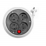 Сетевой удлинитель КРОНА КБТ422005 РС-4 (У10-0001) 5м (рулетка с термо защитой) 4 роз. (ШВВП 2х0,75) BL1 Сетевой удлинитель КРОНА КБТ422005 РС-4 (У10-0001) 5м (рулетка с термо защитой) 4 роз. (ШВВП 2х0,75) BL1