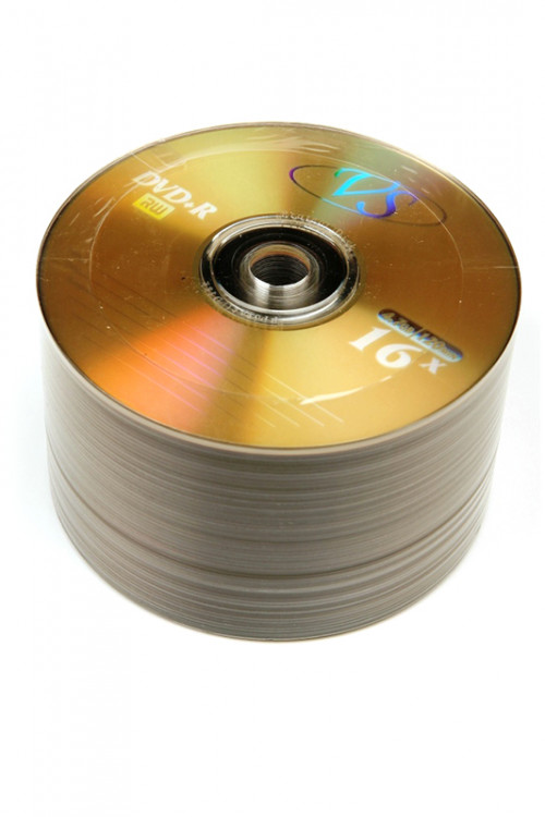 Записываемый компакт-диск VS DVD+R 4.7 GB 16x Bulk/50 (Комплект 50 шт.)