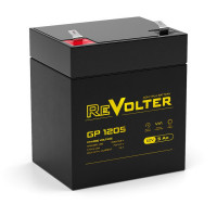 Energon Delta GP 1205 Аккумуляторная батарея REVOLTER (DELTA) GP 1205 (12В / 5Ач, Тип: AGM, Клемма: F2, ДхШхВ: 90x70x102мм (Полная высота: 103мм), срок службы: 5 лет, Гарантия: 1г, вес: 1,5кг)