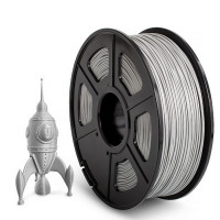 NV Print NVP-3D-ABS-SILVER Филамент NVPRINT ABS Silver для 3D печати диаметр 1.75мм  длина 330 метров  масса 1 кг