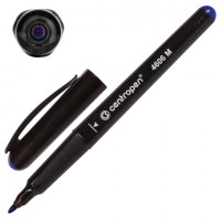 Маркер для надписей на CD/DVD Centropen, 0,5-1 мм, сининй (Centropen 4606/1С, 6 4606 0106, 151111)