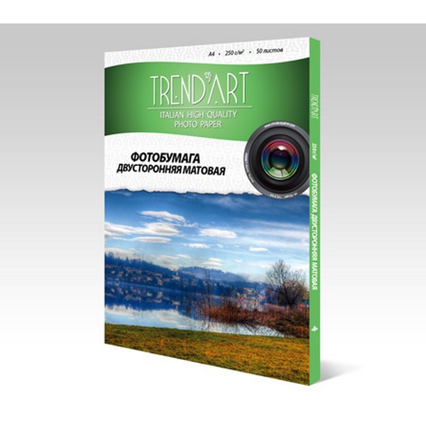 TrendArt DMC250_A4_50 Фотобумага двусторонняя TrendArt Matte Coated А4, 250г, 50 листов