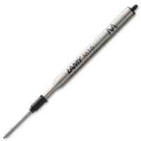 Стержень для шариковой ручки LAMY M16, большого объема, металлический, 106 мм, линия 1 мм/М, черный, без упаковки, 1 шт. (LAMY 1600150)