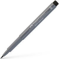 Ручка капиллярная Faber-Castell PITT Artist Pen, наконечник SB (Soft Brush), цвет 233 cold grey IV (167833)