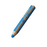 Цветной карандаш Stabilo Woody, 3 в 1: цветной карандаш, акварель и восковой мелок, Темно-синий (STABILO 880/425)