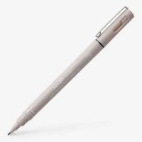Ручка капиллярная Uni Pin Fine Line Brush BR-200 цвет Light Grey (UNI PIN Brush-200(S)LightGrey)