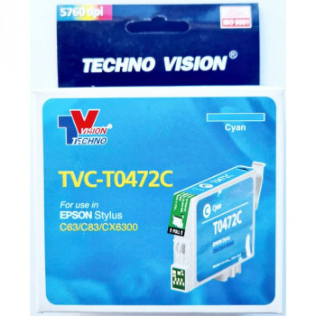 Techno Vision C13T04724A10 Совместимый картридж голубой T0474 для Epson Stylus C63/65/CX3500 (Techno Vision TVC-T0472C) Использовать до 05/2007 Уценка. Использовать до 05/2007