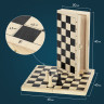 Шахматы турнирные, деревянные, большая доска 40х40 см, ЗОЛОТАЯ СКАЗКА, 664670