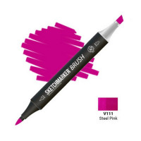 Маркер художественный SketchMarker Brush Pro, V111 Steel Pink (SketchMarker V111)