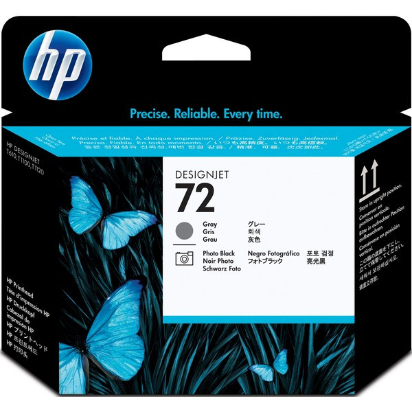 HP C9380A Печатающая головка №72 черная и серая HP DesignJet T610 / T1100