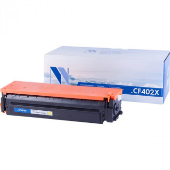 NV Print NVP-CF402XY Картридж совместимый NV-CF402X Yellow для HP Color LaserJet Pro M252dw /  M252n /  M274n /  M277dw /  M277n (2300k) NVP-CF402XY, Совместимость: HP LaserJet Color Pro M252dw / M252n / M274n / M277dw / M277n, ресурс: 2300 стр.
