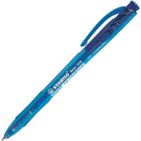 Ручка шариковая автоматическая Stabilo Liner 308, F 0,38 мм., цвет чернил: Синий (STABILO 308/41F)