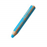 Цветной карандаш Stabilo Woody, 3 в 1: цветной карандаш, акварель и восковой мелок, Голубой (STABILO 880/450)