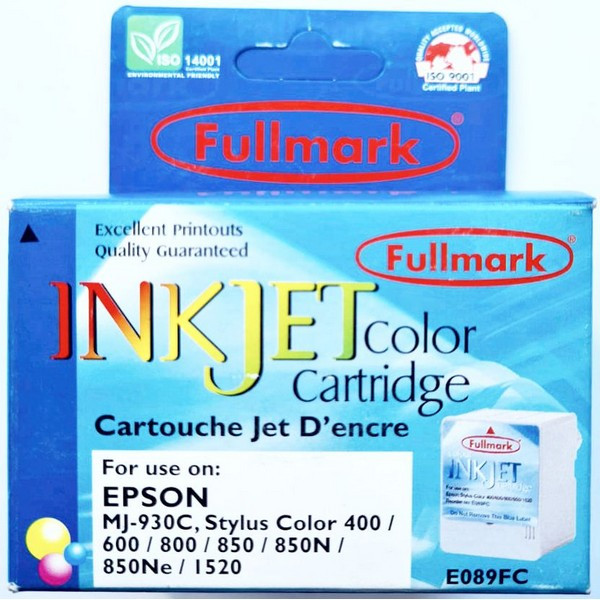 Fullmark E089FC Совместимый картридж цветной T052/S089/C13T05204010 для Epson Stylus Color 400, 600, 800, 1520, 440, 640, 740, 1160 (Fullmark E089FC) Использовать до 2007