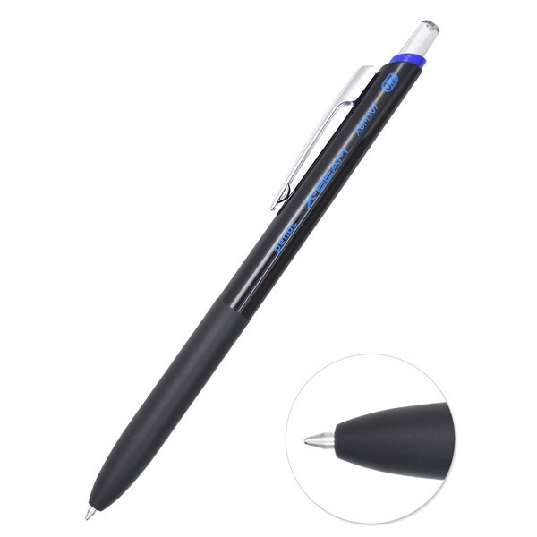 Ручка шариковая автоматическая Penac X-Beam XBM 107 с инновационными чернилами Mach, металлический клип, 0,7 мм., синие чернила (PENAC BP0207-BL-03)