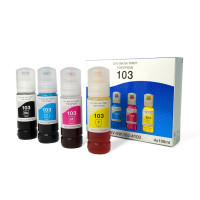 NV Print NVP-INK103-4100 Чернила 103 для принтеров Epson, набор 4 цвета по 100 мл совместимые