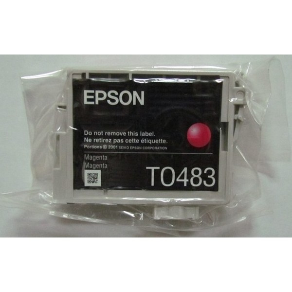 Epson C13T04834010CIV Картридж в технической упаковке пурпурный T0483 Epson R200, R220, R300, R320, R340, RX500, RX600, RX620 Использовать до 10/2014