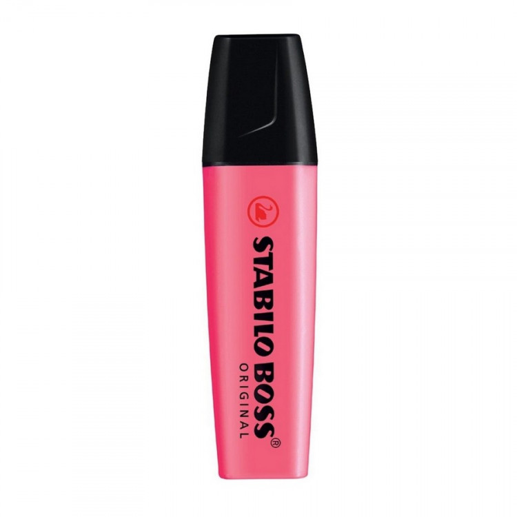 Текстовыделитель Stabilo Boss Original 70/56 розовый 2-5 мм, скошенный (Stabilo 70/56)*