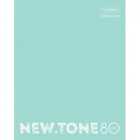 Тетрадь А5 80 л. HATBER Premium скоба, клетка, глянцевая ламинация, "NEWtone PASTEL Мята", 80Т5лA1_05039