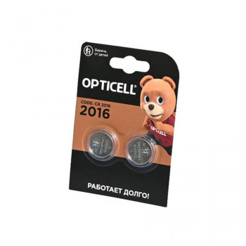 Батарейка OPTICELL SPECIALTY CR2016 BL2 (Комплект 2 шт.) Тип: 2016Цена: за комплект