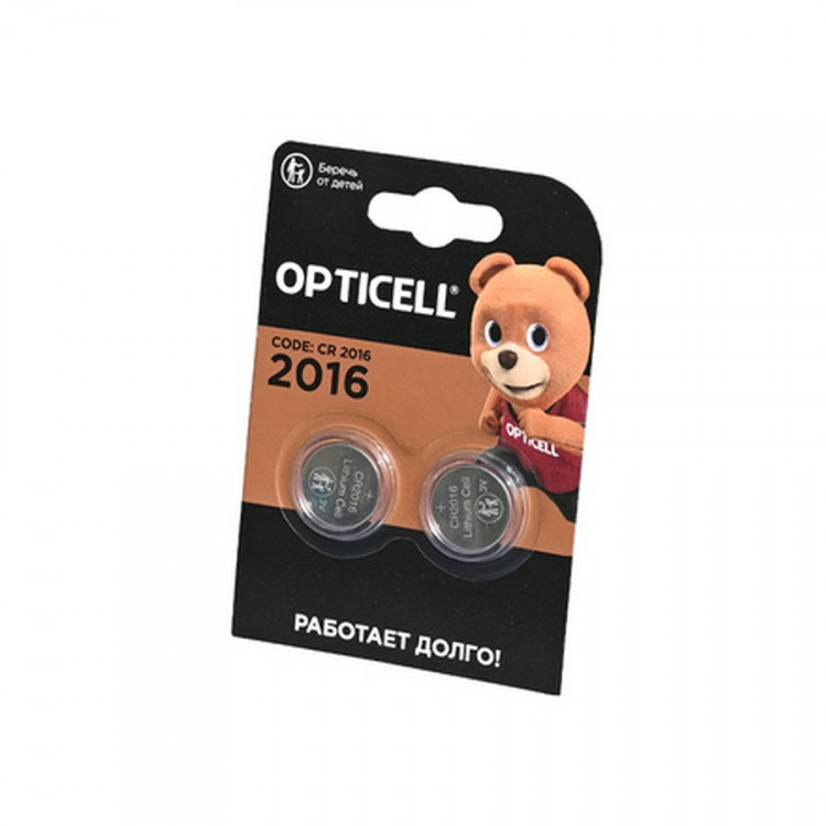 Батарейка OPTICELL SPECIALTY CR2016 BL2 (Комплект 2 шт.) Батарейка OPTICELL SPECIALTY CR2016 BL2 (Комплект 2 шт.)