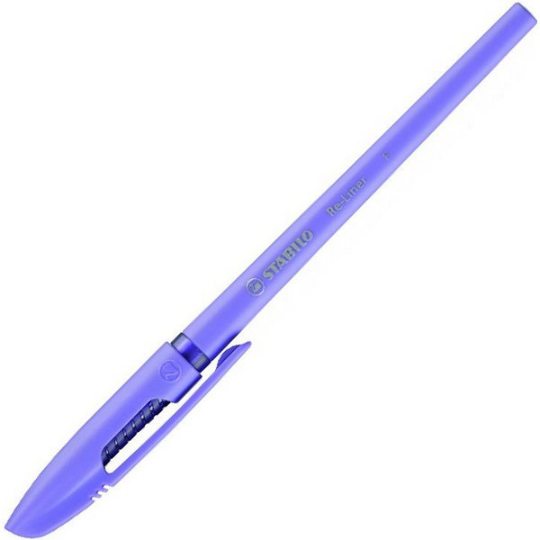 Ручка Шарикова Stabilo Re-Liner 868 F,  Цвет Корпуса: Фиолетовый, Цвет Чернил: Фиолетовый, 0,38 мм. (STABILO 868/1-55)