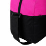 Сумка спортивная HEIKKI BASE (ХЕЙКИ), карман на молнии, черная/фуксия, 30x44x17 см, 272621