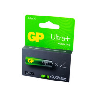 Батарейка GP Ultra Plus GP15AUPA21-2CRSB4 G-TECH LR6 BL4* (Комплект 4 шт.)