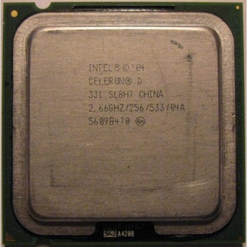Процессор Socket 775 Intel Celeron D 331 SL8H7 2.66GHz/256/533/04A Уценка Уценка. Cо следами эксплуатации