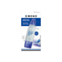 Клеящая ручка на водной основе Tombow Liquid Glue Mono Aqua, тонкий и толстый наконечник, 50 мл. (Tombow PT-WTC)