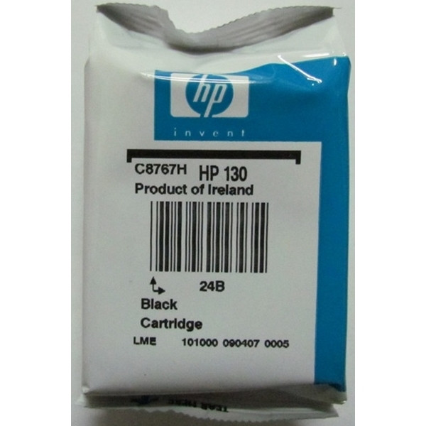 HP C8767HE CIV Картридж в технической упаковке №130 черный HP DeskJet 5743/6543/6843/PhotoSmart 2613/2713/8153/8453 (21мл) Уценка: использовать до 09/2014