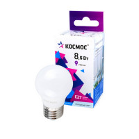 Лампа светодиодная КОСМОС LED8.5wGL45E2765 8.5Вт E27 6500K BL1
