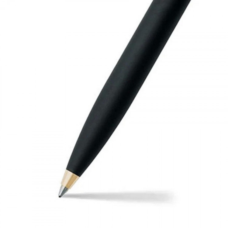 Ручка шариковая автоматическая Sheaffer Sentinel 327 Matte Black, Gold Tone Trim, Синяя (Sheaffer SB32750C/E232751/SH08047)