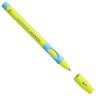 Ручка шариковая Stabilo LeftRight для левшей, F, желтый/голубой корпус, цвет чернил: Синий  (STABILO 6318/8-10-41)
