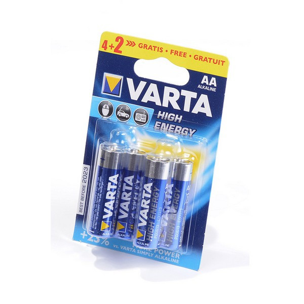 Батарейка VARTA LONGLIFE POWER 4906 LR6 4+2 шт BL6 (Комплект 6 шт.)