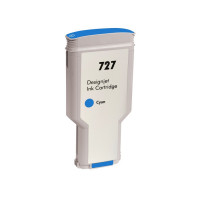 NV Print NVP-B3P19A Струйный картридж 727 (NV-B3P19A) Cyan для HP DesignJet T920 / T930 / T1500 / T1530 / T2500 / T2530 (130 мл) совместимый