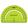 Транспортир 10 см гибкий BRAUBERG 