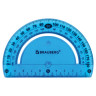 Транспортир 10 см гибкий BRAUBERG 
