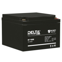 Energon Delta DT 1226 Аккумуляторная батарея DELTA DT 1226 (12В / 26Ач, Тип: AGM, Клемма: Болт + гайка Ø 5,5 мм, ДхШхВ: 175х166х125мм (Полная высота: 126мм), срок службы: 5 лет, Гарантия: 1г, вес: 8кг)