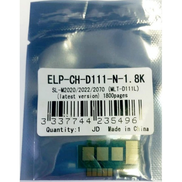 NV Print NVP-CH-D111-N-1.8K Чип Samsung MLT-D111L для SL-M2020 / 2022 / 2070  (последняя версия) (1.8K)