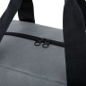 Сумка спортивная HEIKKI BASE (ХЕЙКИ), карман на молнии, черная/темно-серая, 30x44x17 см, 272623